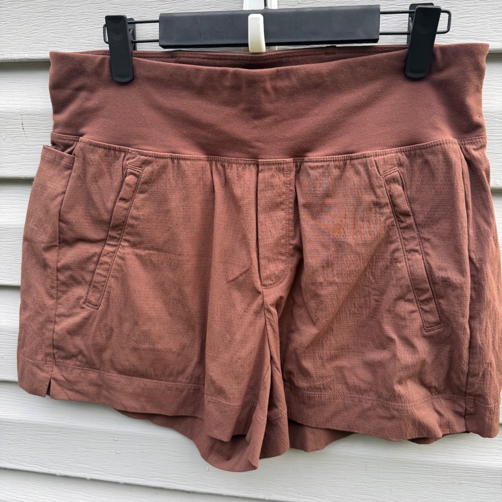 Athleta Trekkie North Short 6 Brown Spiced Earth Hiking Ripstop 530626 FA22